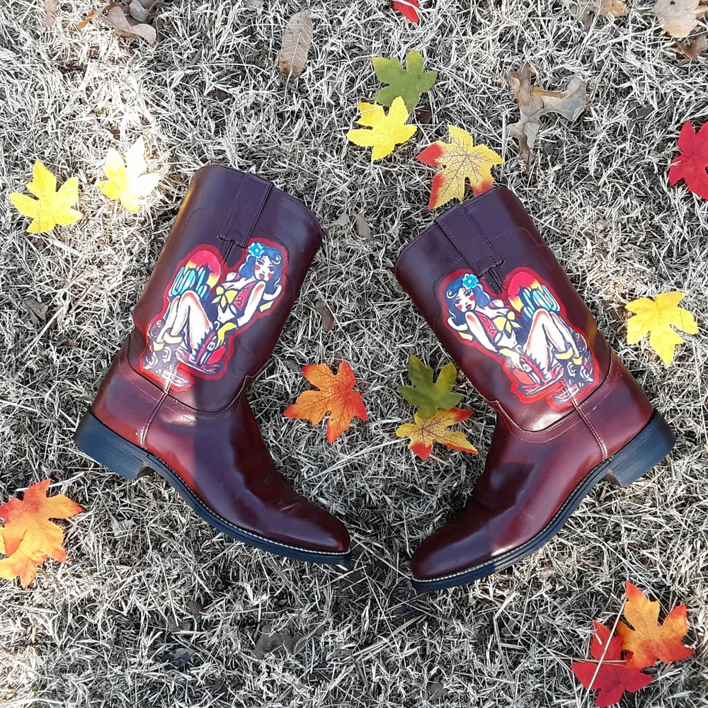 🎄SALE🎄 Tony Lama Rockabilly Roper boots
